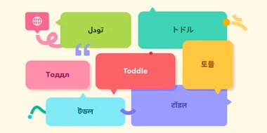 Creative collaboration meets playful typography in Toddle’s branding, powered by Monotype.
